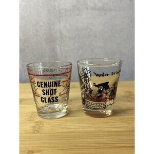 Funny Shot Glasses Lot Of 2